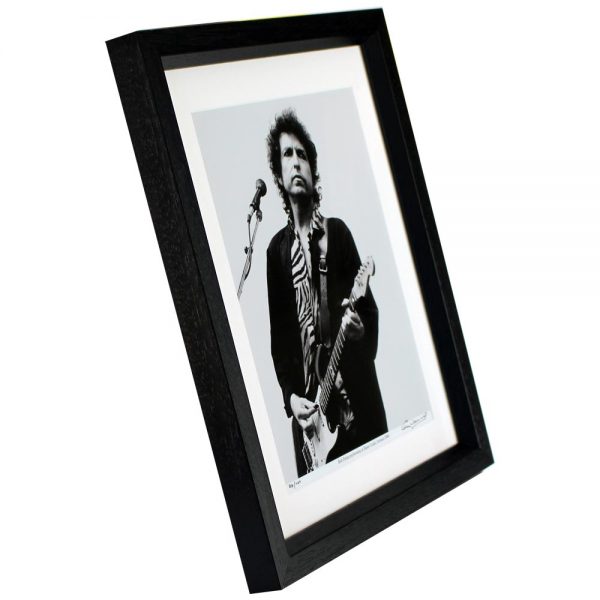 Bob Dylan framed photo print, taken in Ireland by Colm Henry, Hot Press Photographer