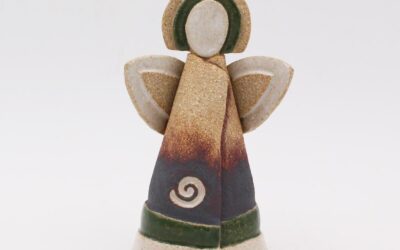 Ceramic Celtic Angel, ceramic gifts made in Ireland