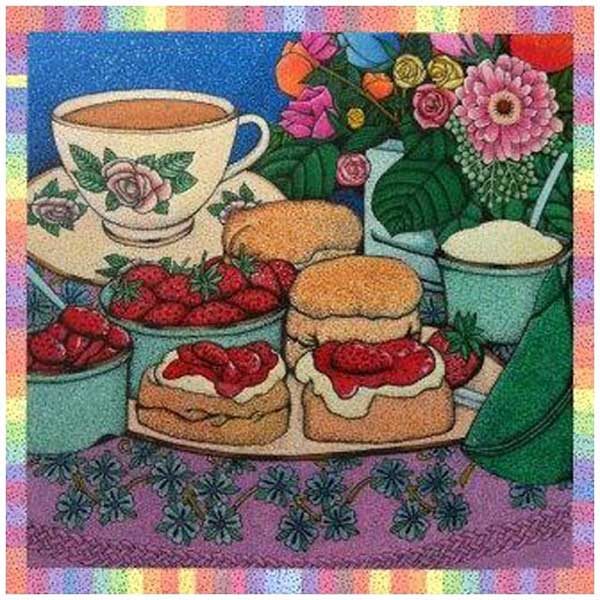 Irish greeting card Irish scones