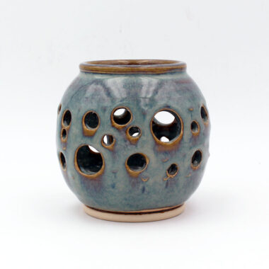 Pottery Candle Holder from the Castle Arch Glas Pottery Range, handmade in Ireland