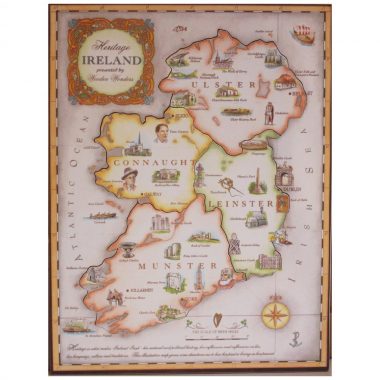 History of Ireland, wooden jigsaw with an introduction to Irish history