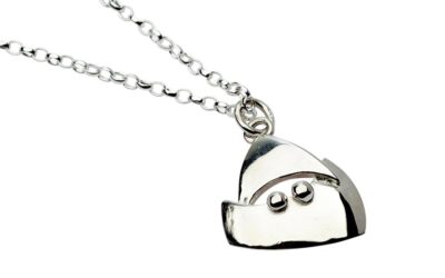 Quality Mini Voyage Silver Pendant, designed and made in Ireland by Garrett Mallon