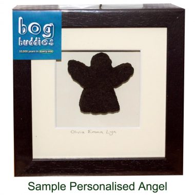 Personalised Angel Confirmation Gift made in Ireland from real turf