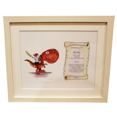 Personalised Priate and Dinosaur gift for boys Ireland. Made in Ireland