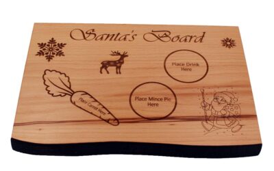 Santa Treat Board made of quality wood, Ireland