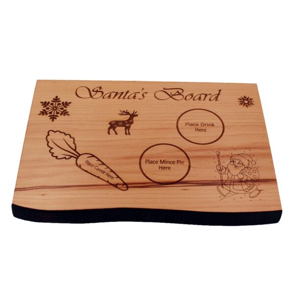 Santa Treat Board made of quality wood, Ireland