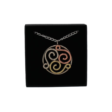 Celtic design jewellery, Triscle Pendant, gifts for women