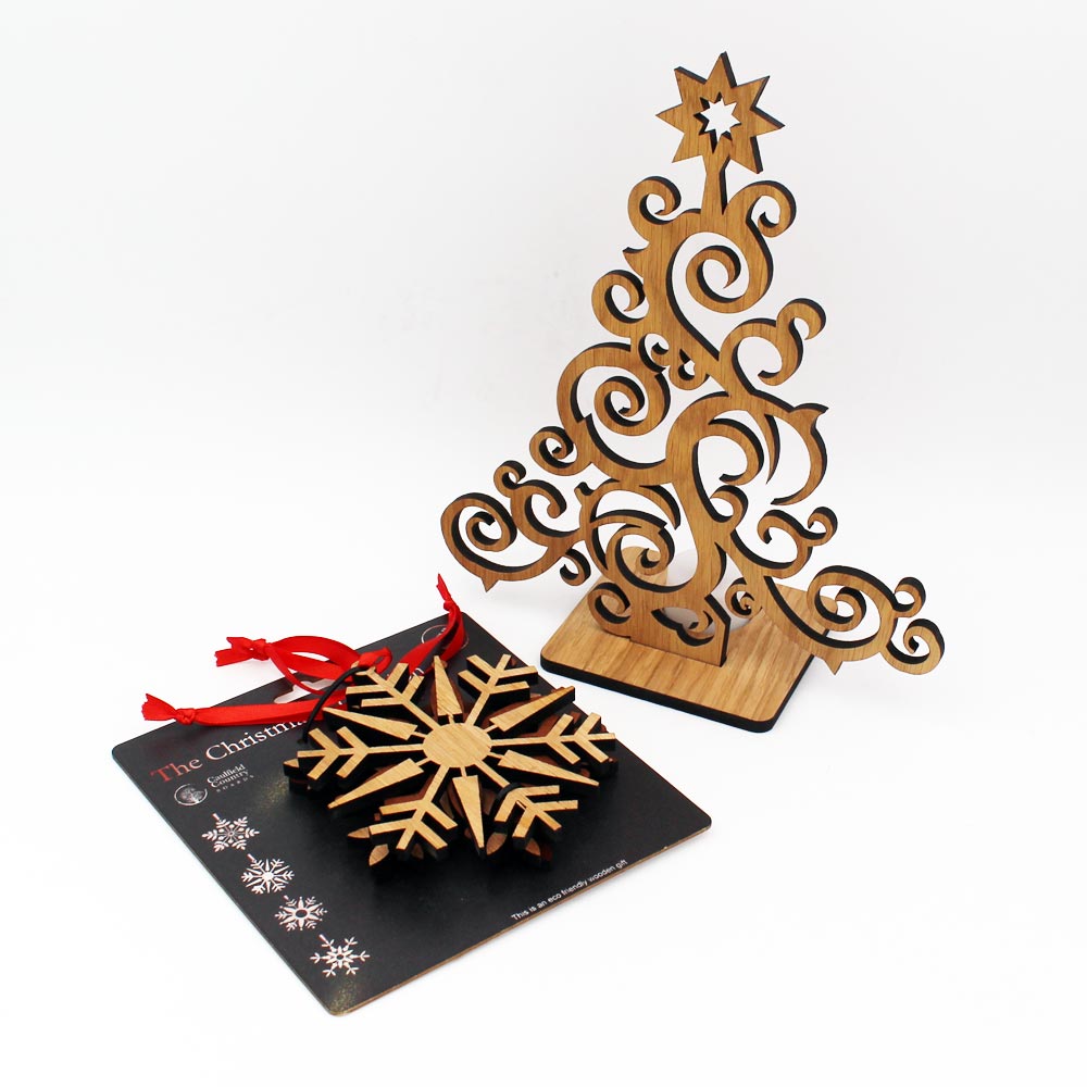 Wooden Christmas Decorations - Totally Irish Gifts made in Ireland