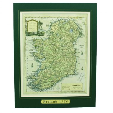 Ancient Map of Ireland from 1779, made in Ireland