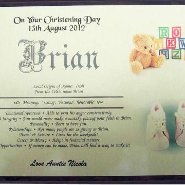 Christening Gifts made in Ireland