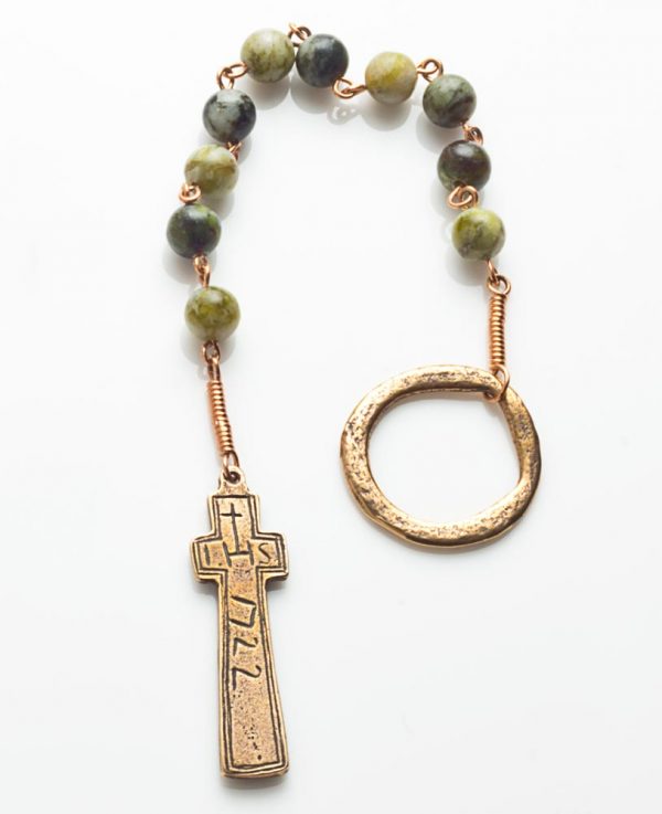 Connemara Marble Penal Rosary, handmade in Ireland