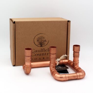 Copper Candle Holder made in Ireland by Caulfield Country Boards
