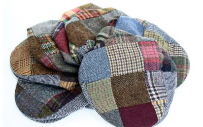 child's flat cap made from 100% tweed pure wool, made in Ireland by John Hanly