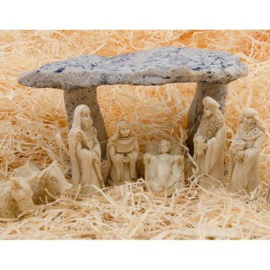 The Dolmen Nativity Set is created and handmade by O'Gowna, Naul, Co. Dublin.