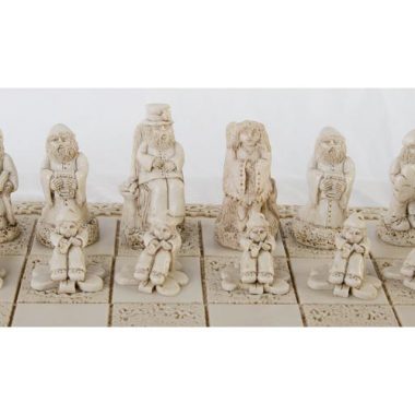 Beautiful white piece of the Little Folk Chess Set