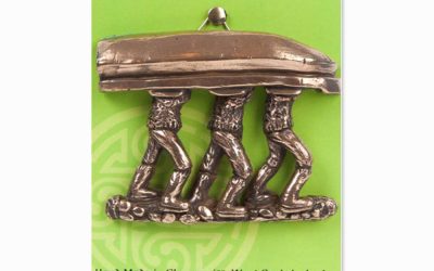 Men of Aran wall ornament, bronze piece made in Ireland by Rynhart
