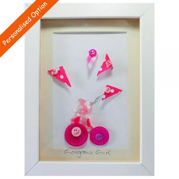 Gorgeous Girl Buttons made in Ireland, perfect baby girl gift