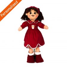 personalized christmas rag dolls