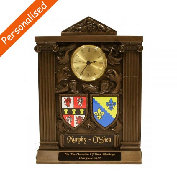 Coat of arms clock murphy and o'shea