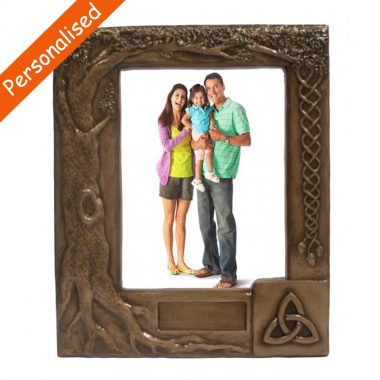 Personalised Bronze Celtic Photo Frame | Totally Irish Gifts