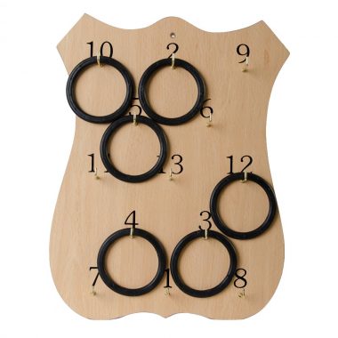 traditional wooden ring board, made in ireland