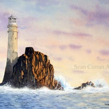 Fastnet Lighthouse print by Sean Curran Art