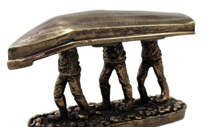 Men of Aran bronze statue, made in Ireland