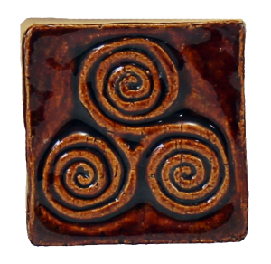 Triple Spiral Celtic Design