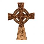Celtic Cross handcrafted from copper made in Ireland