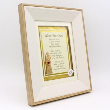 Bless this house poem in a lovely wooden frame