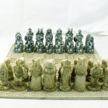 Wooden Chess Set in a Hinged Case - Irish Creative Stamping Ltd.