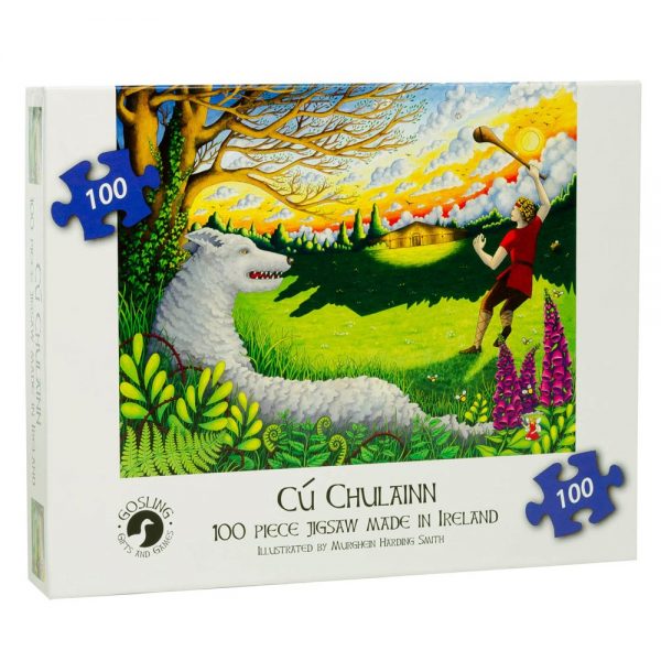 Cu Chulainn Puzzle for ages 6 up, made in Ireland