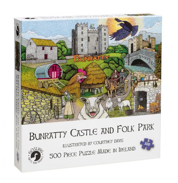 Bunratty Castle jigsaw puzzle, 500 piece, made in Ireland