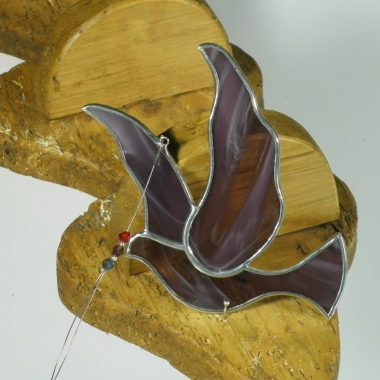 Purple Dove Confirmation Gifts Ireland, stained glass gifts