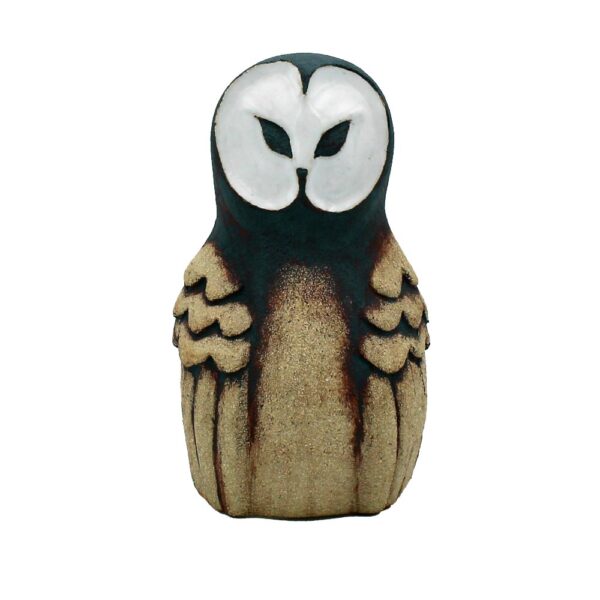 Wise Owl Figurine, handmade in Ireland by Michell Butler Ceramics