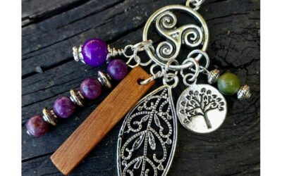 Celtic Birthwood Charm Necklace.