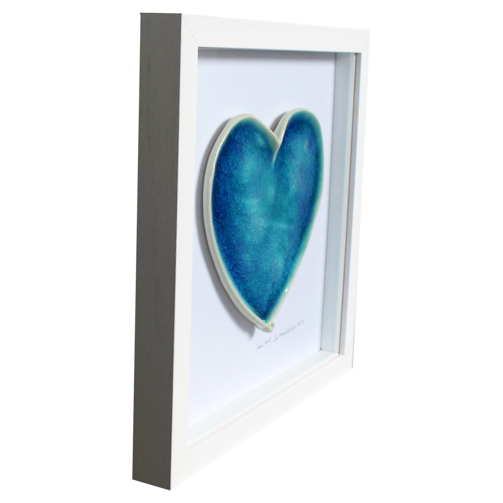 Love Heart Framed Ceramic | Totally Irish Gifts made in Ireland