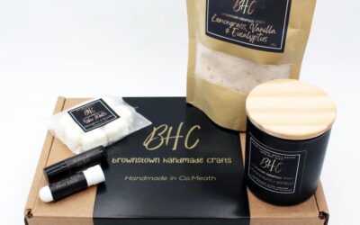 Lemongrass and Vanilla Scented Gift Set. Natural ingredients. Create the perfect energising and revitalising atmosphere. Handmade in Ireland