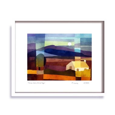 Home, Home, Where Stories Begin Framed Print, signed by the artist, made in Ireland