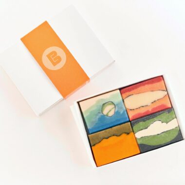 Baressential Beauty Bars Soap Gift Set. Set of 4 natural soap bars, handmade in Ireland