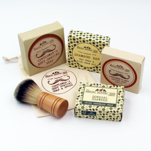 Grooming Shaving Set for Men, by The Donegal Natural Soap Company, made in Ireland