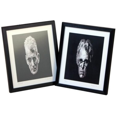 Sale - last chance to buy these fabulous black and white fine art prints of W.B Yeats and Samuel Beckett