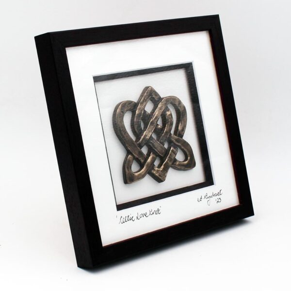 Celtic Love Knot Framed Bronze Art | Totally Irish Gifts