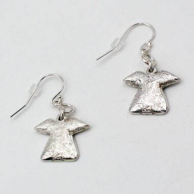 Angel Earrings, sterling silver, made in Ireland by Mary Varilly