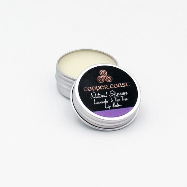 Lavender and Tea Tree Lip Balm by Copper Coast Skincare, made in Ireland