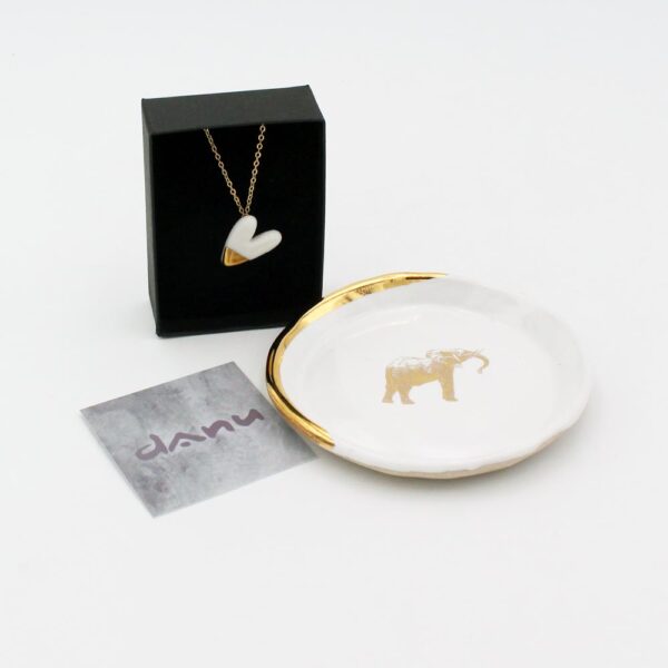 Heart Necklace and Ring Dish - Image 9